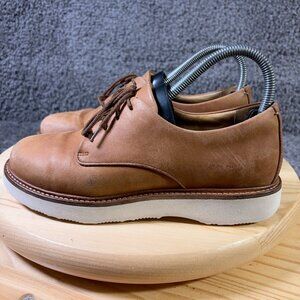 Samuel Hubbard Free Oxford Shoes Womens 7 Nubuck Leather Black Handmade Portugal